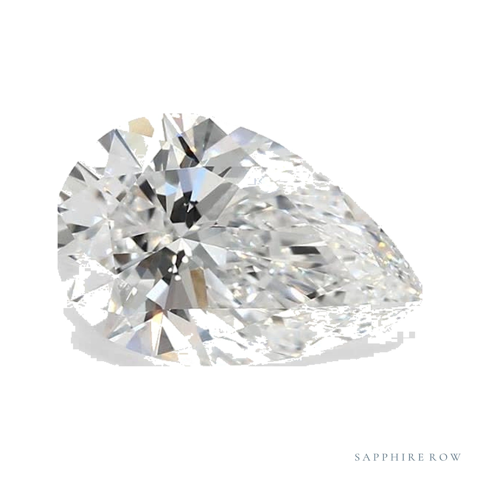 2.34 ct lab-grown diamond, pear cut | Sapphire Row · cut4