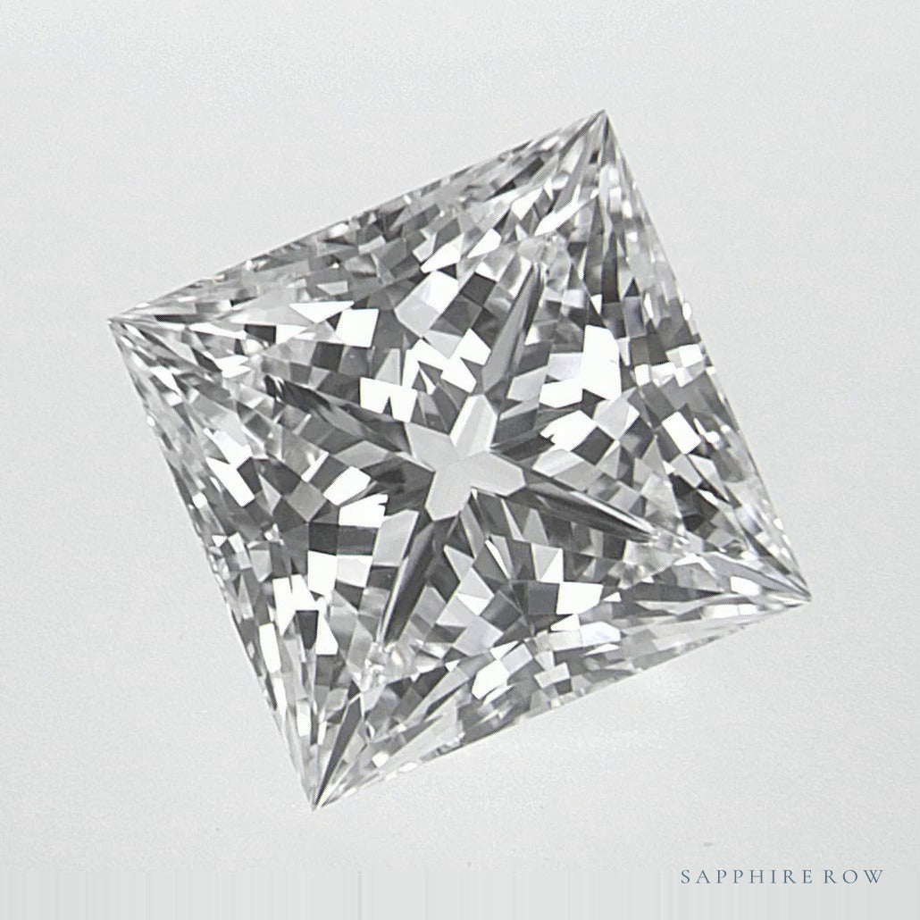 2.34 ct lab-grown diamond, square cut | Sapphire Row · cut7