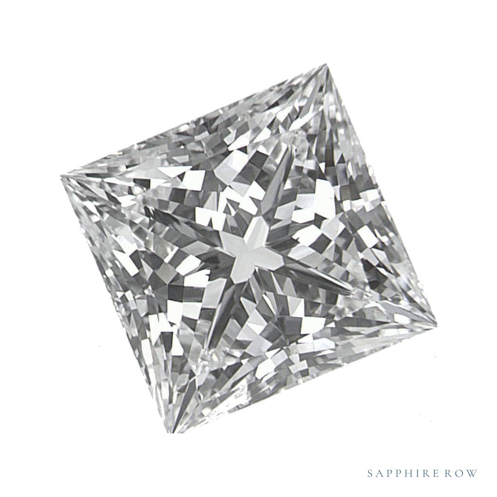 2.34 ct Square Lab-Grown Diamond – F VVS2 — Sapphire Row · cut · cut2 · cut3 · cut4