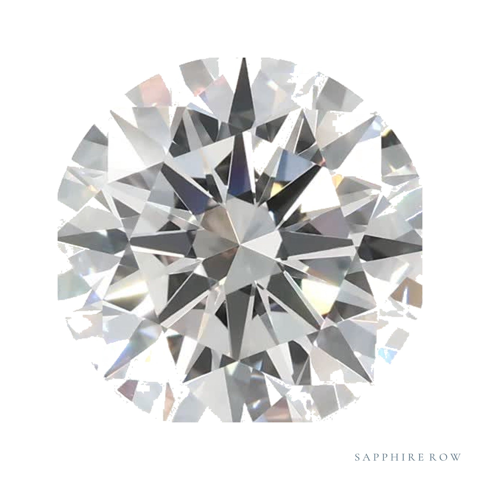 2.34 ct lab-grown diamond, round cut | Sapphire Row · cut4