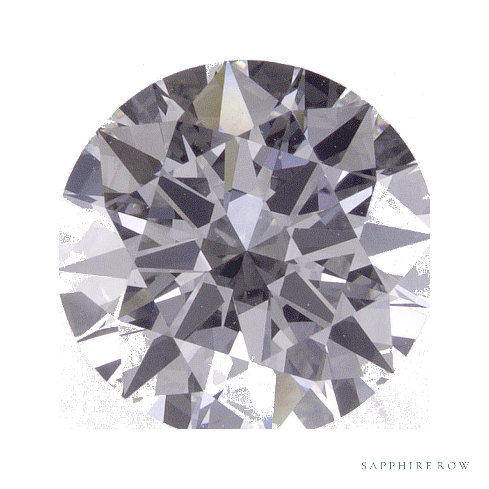 2.34 ct lab-grown diamond, round cut | Sapphire Row · cut4
