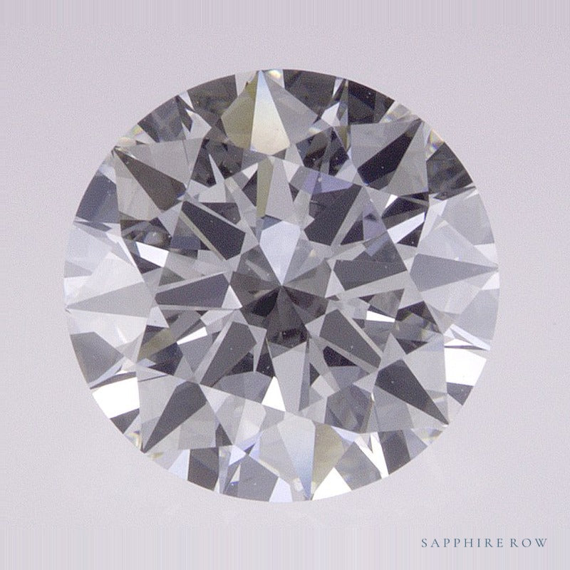 2.34 ct lab-grown diamond, round cut | Sapphire Row · cut7