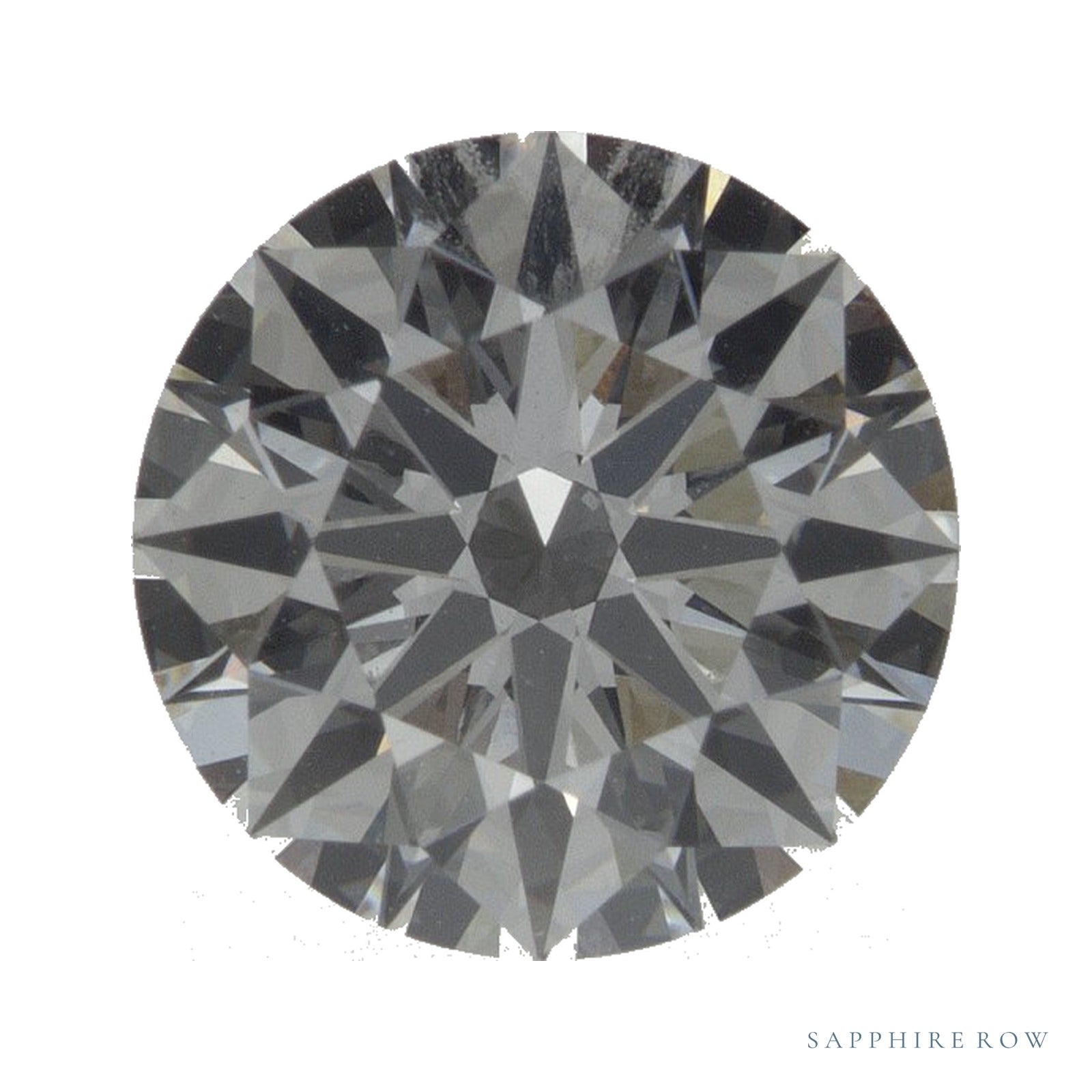 2.33 ct lab-grown diamond, round cut | Sapphire Row · cut4