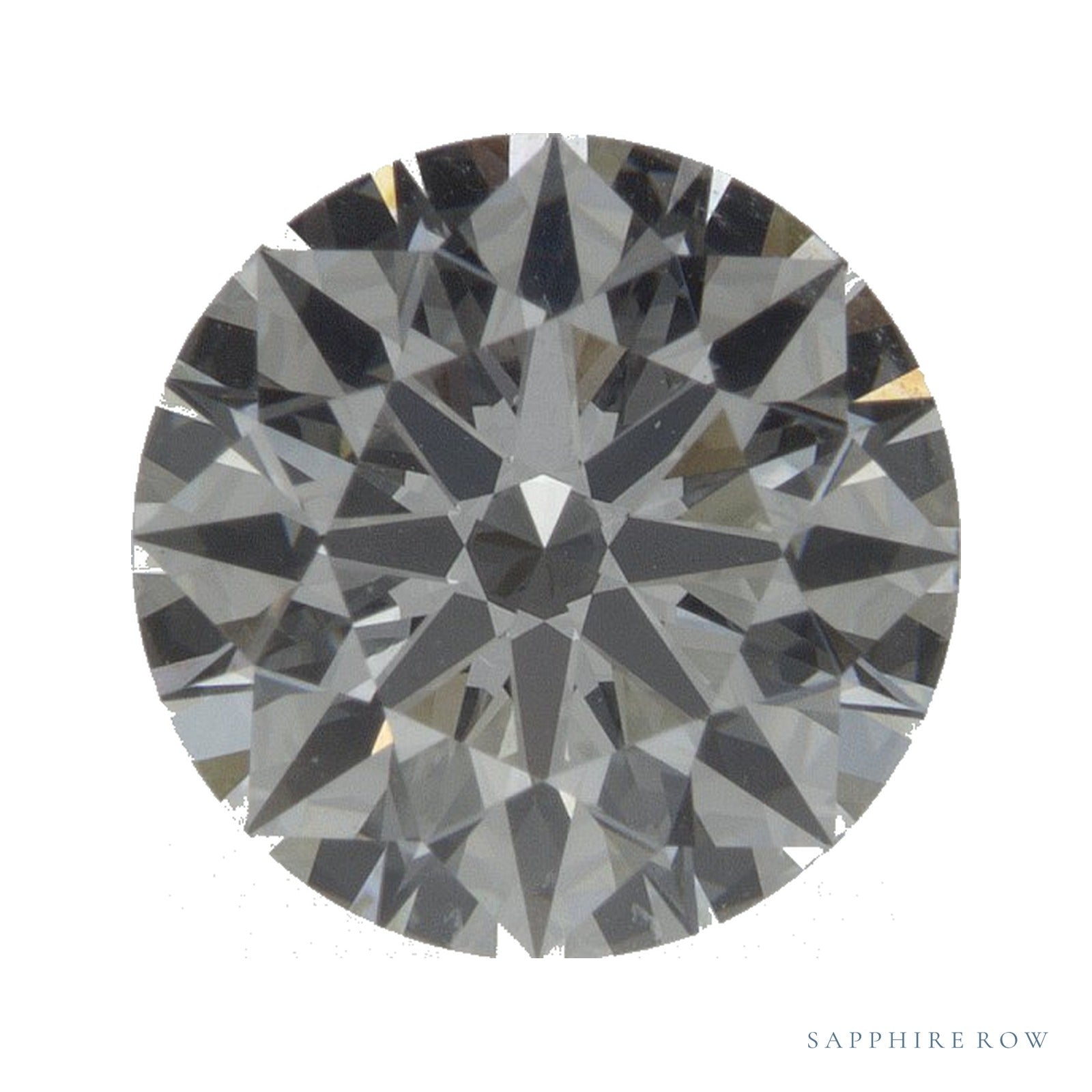 2.32 ct lab-grown diamond, round cut | Sapphire Row · cut4