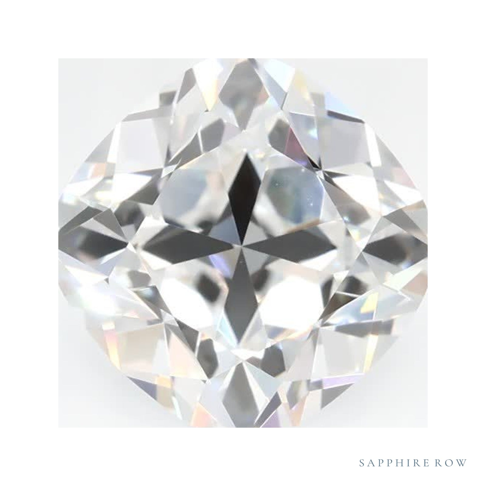 2.31 ct Cushion Lab-Grown Diamond – E VVS2 — Sapphire Row · cut · cut2 · cut3 · cut4