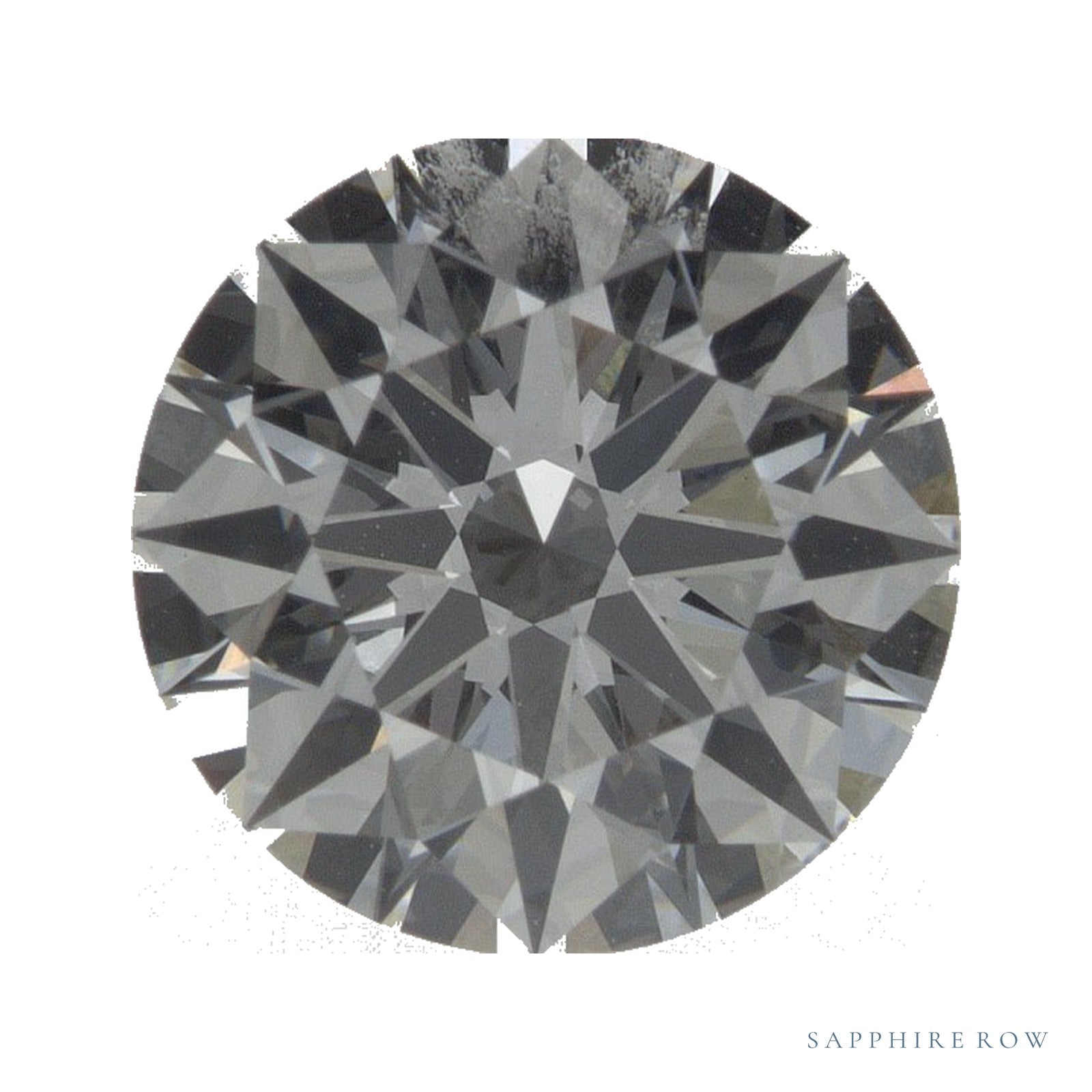 2.30 ct lab-grown diamond, round cut | Sapphire Row · cut4