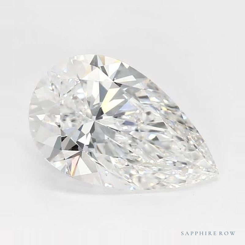 2.29 ct lab-grown diamond, pear cut | Sapphire Row · cut7