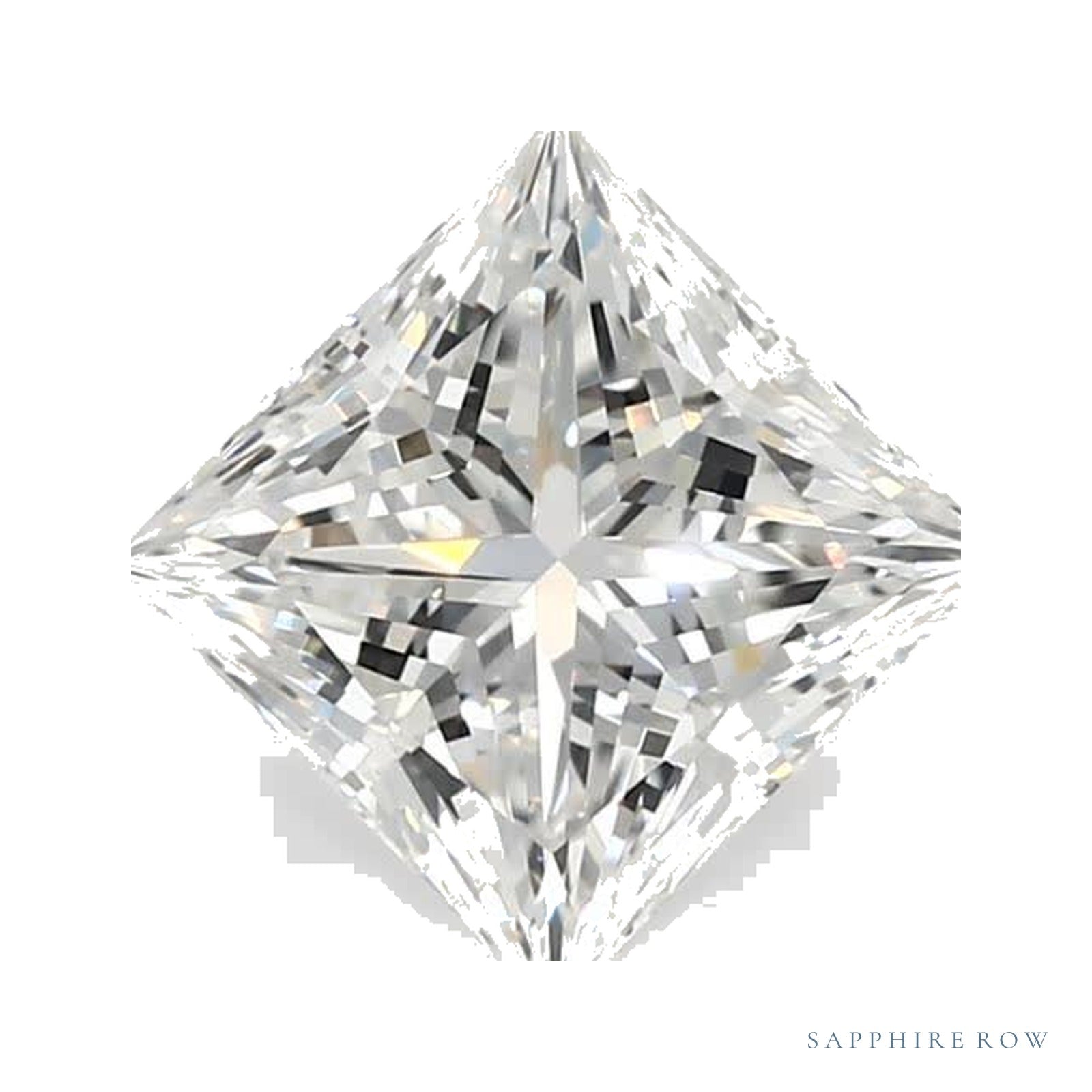 2.27 ct Square Lab-Grown Diamond – F VVS2 — Sapphire Row · cut · cut2 · cut3 · cut4
