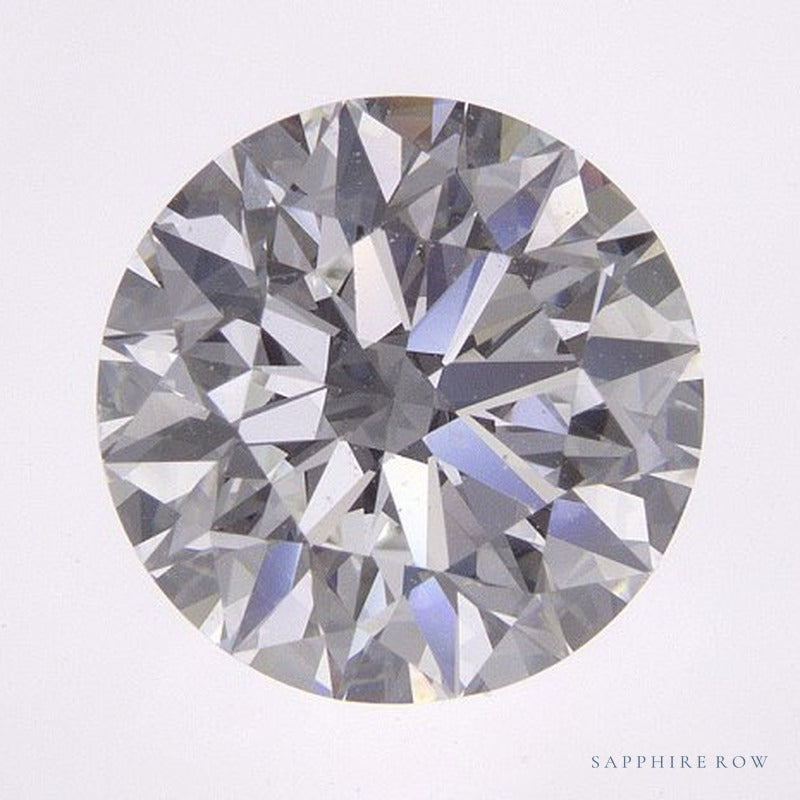 2.22 ct lab-grown diamond, round cut | Sapphire Row · cut7