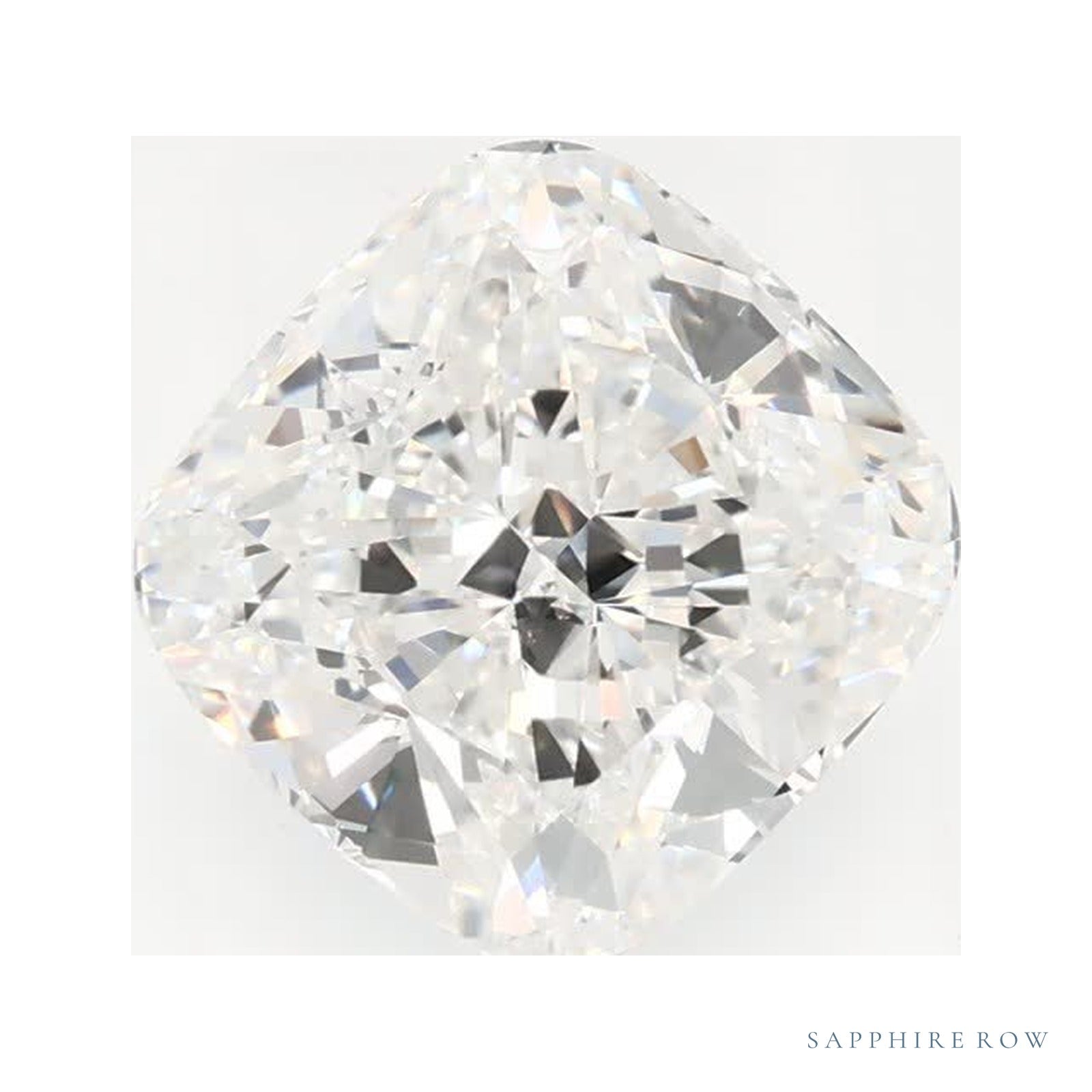 2.20 ct Cushion Lab-Grown Diamond – E VS1 — Sapphire Row · cut · cut2 · cut3 · cut4