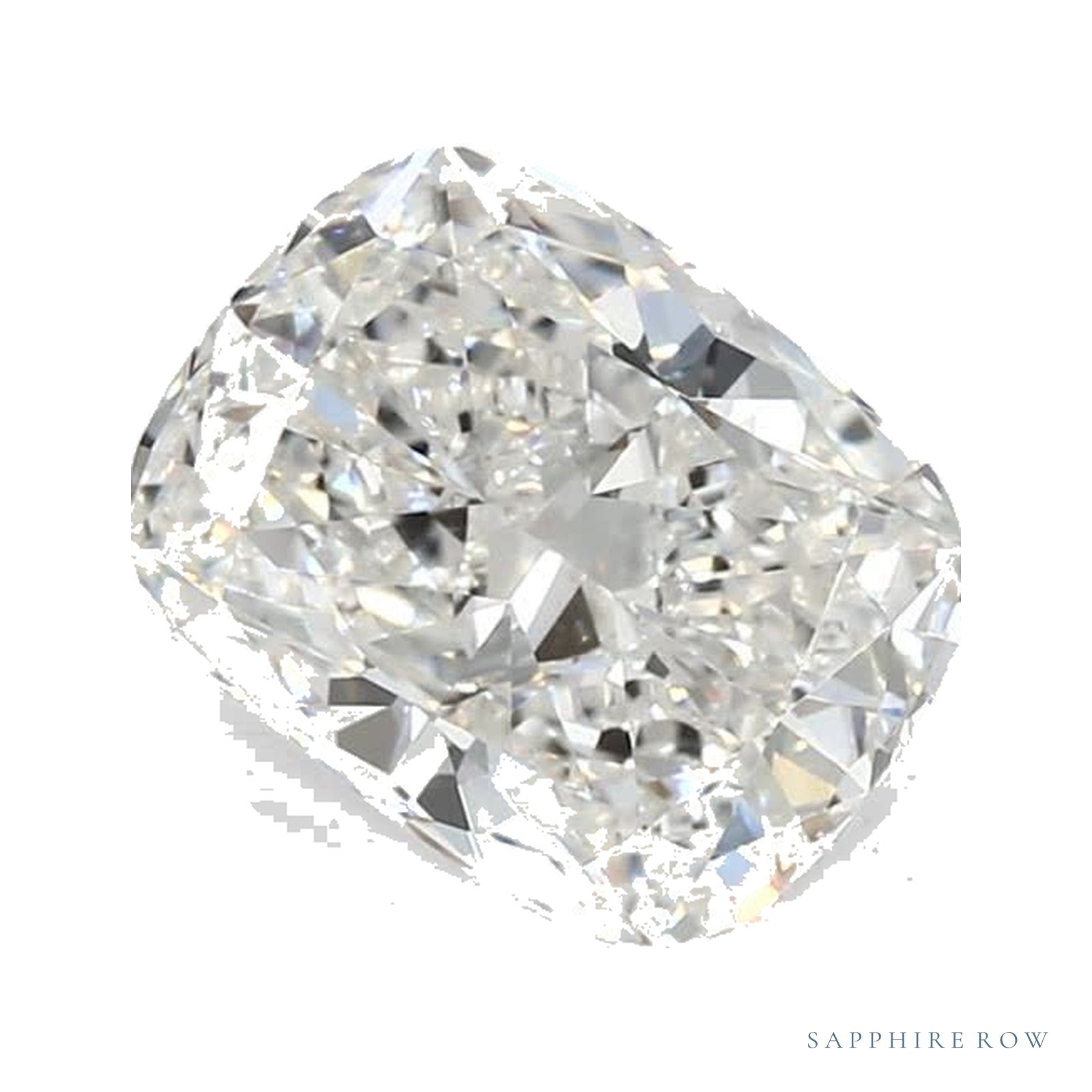 2.10 ct Elongated Cushion Lab-Grown Diamond – F VVS2 — Sapphire Row · cut · cut2 · cut3 · cut4