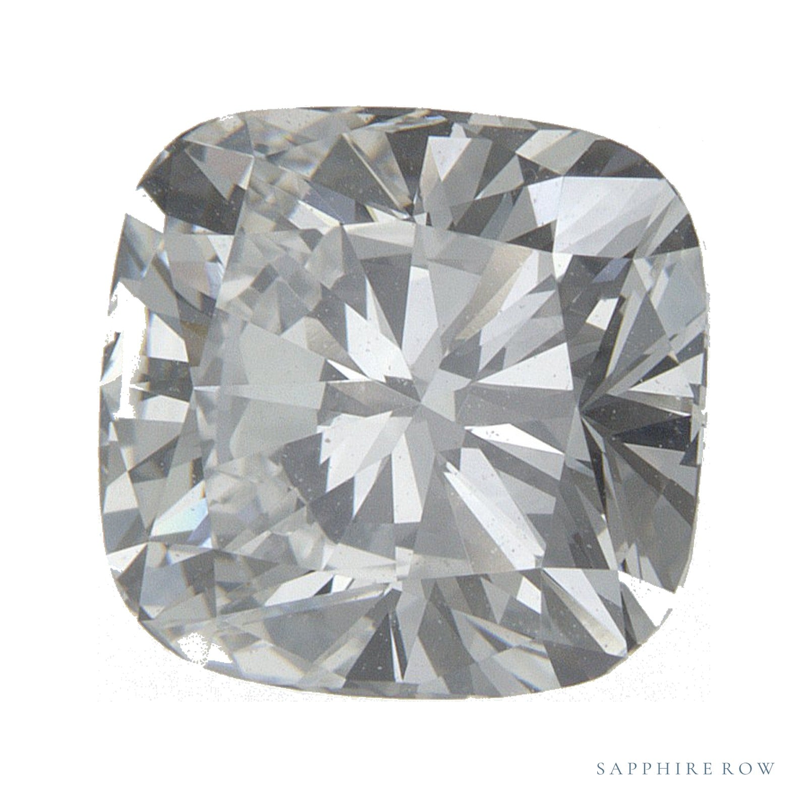 2.09 ct Cushion Natural Diamond – F VS2 — Sapphire Row · cut · cut2 · cut3 · cut4