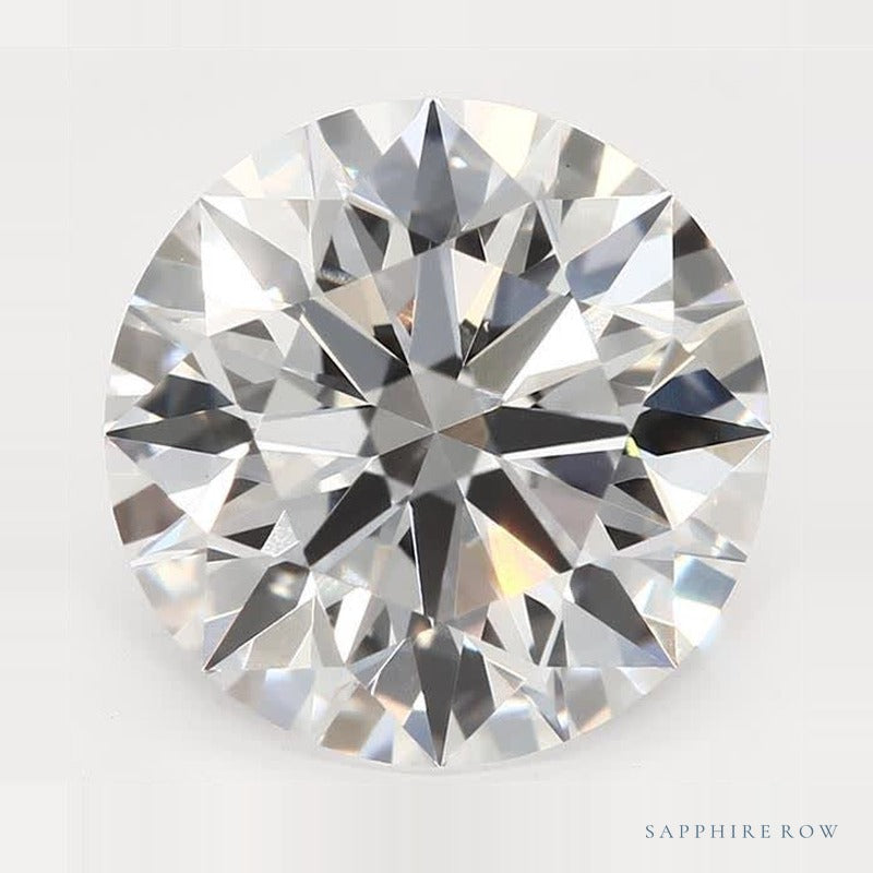 2.09 ct lab-grown diamond, round cut | Sapphire Row · cut7