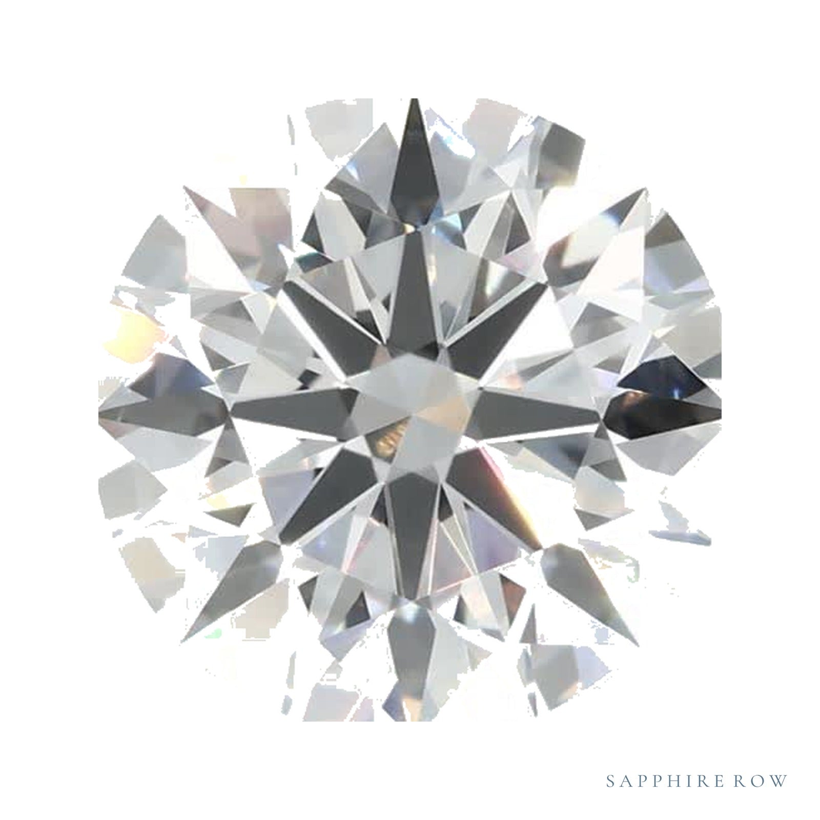 2.08 ct lab-grown diamond, round cut | Sapphire Row · cut4