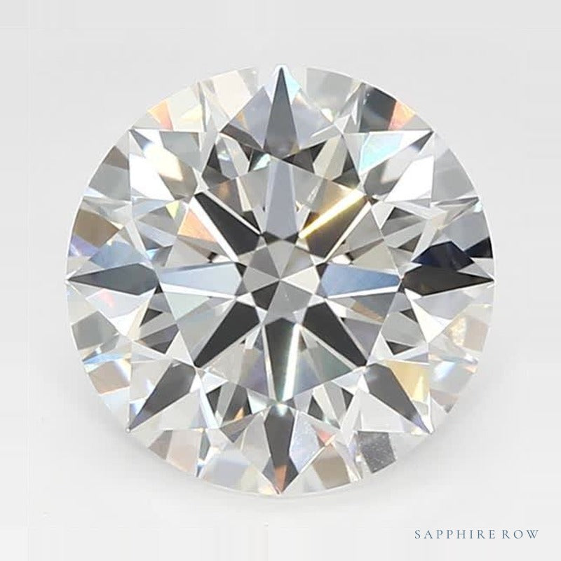 2.08 ct lab-grown diamond, round cut | Sapphire Row · cut7