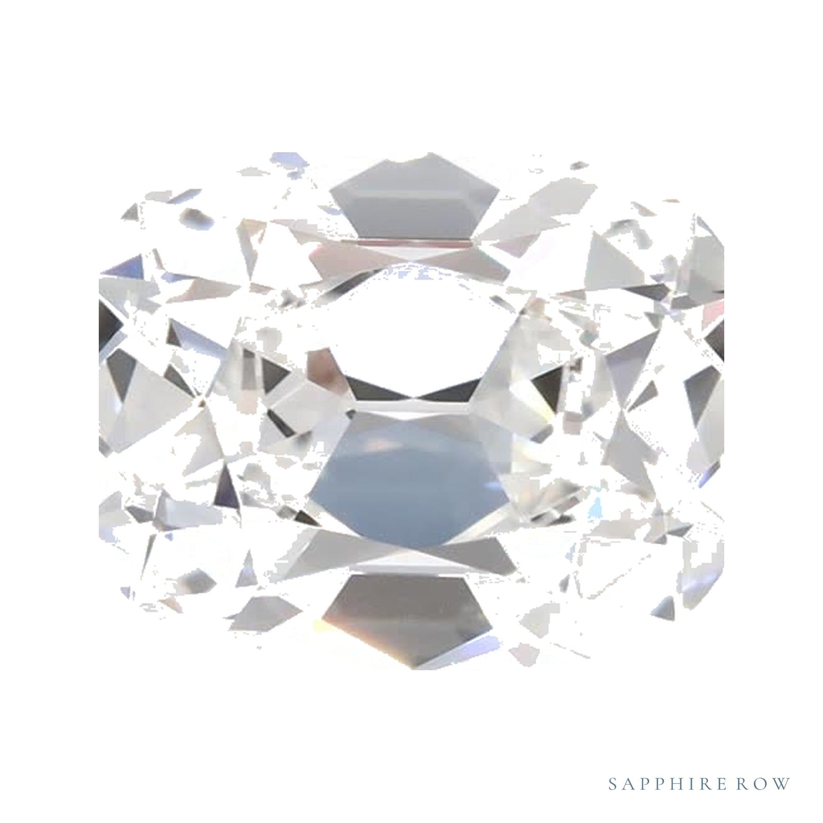 2.08 ct Elongated Cushion Lab-Grown Diamond – E VVS2 — Sapphire Row · cut · cut2 · cut3 · cut4