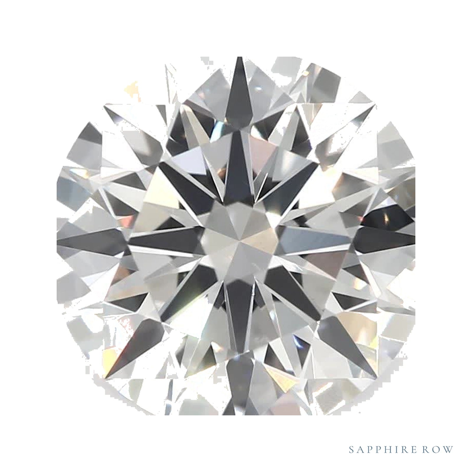 2.08 ct lab-grown diamond, round cut | Sapphire Row · cut4