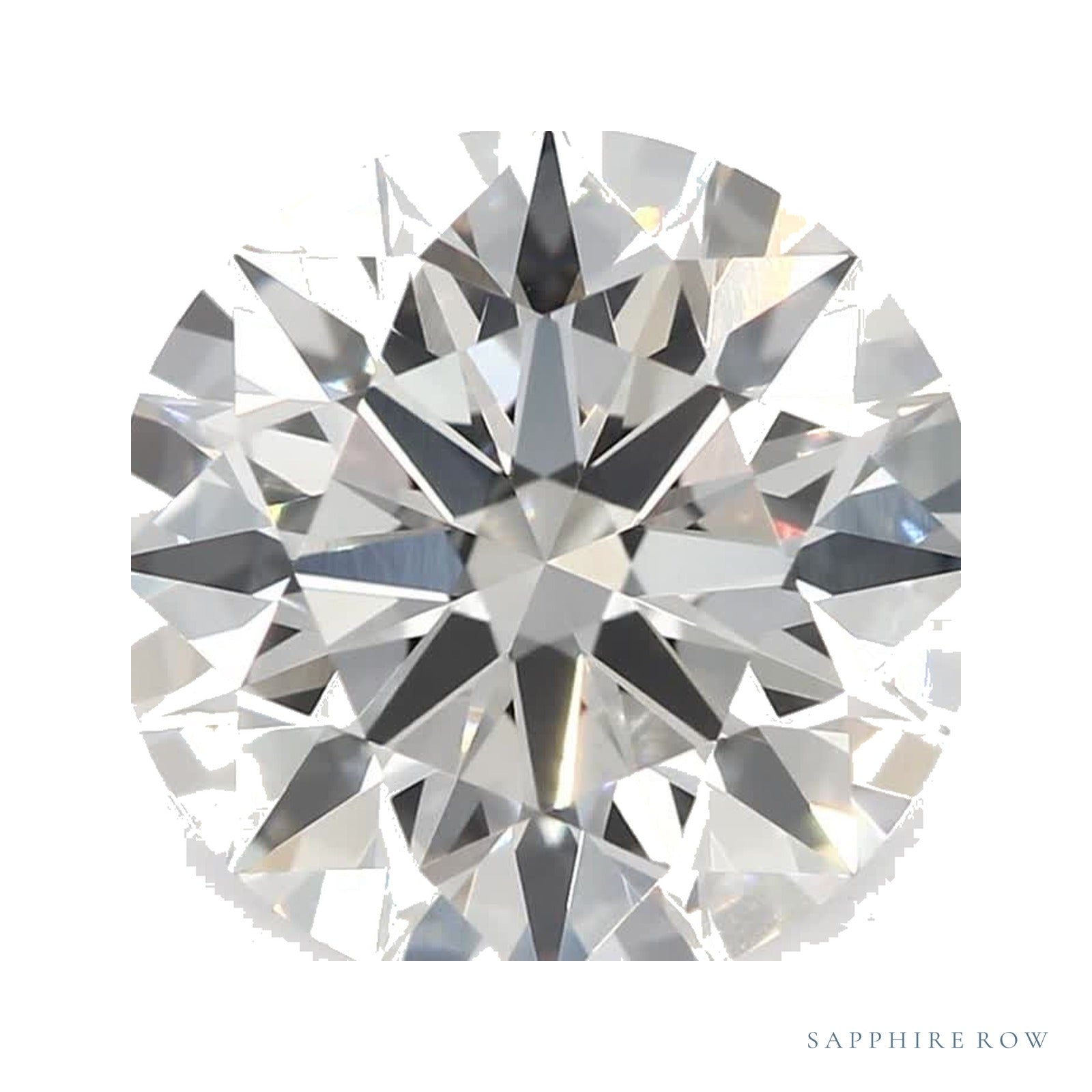 2.08 ct lab-grown diamond, round cut | Sapphire Row · cut4