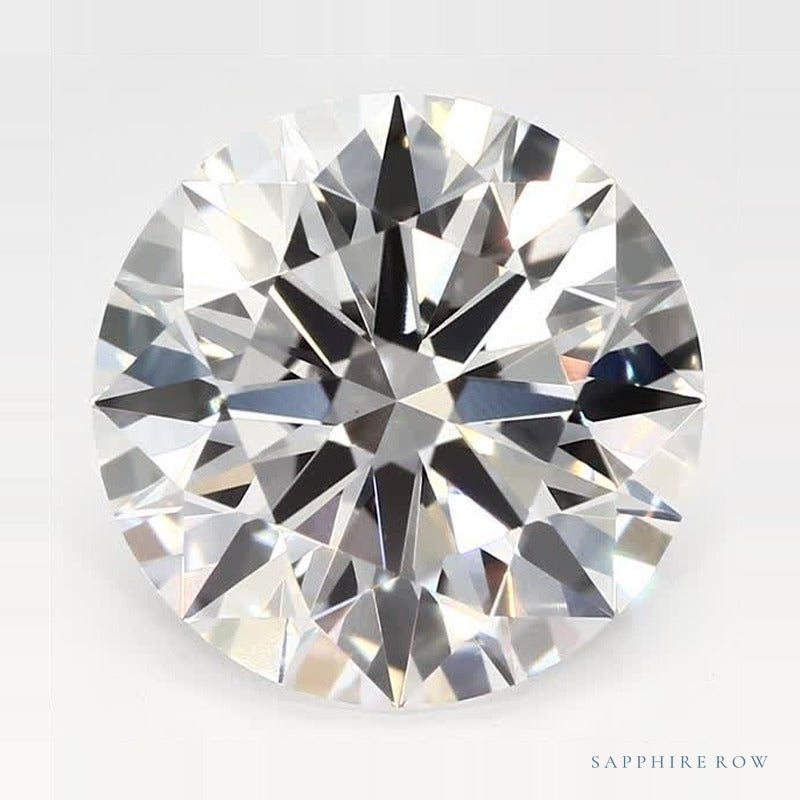 2.08 ct lab-grown diamond, round cut | Sapphire Row · cut7
