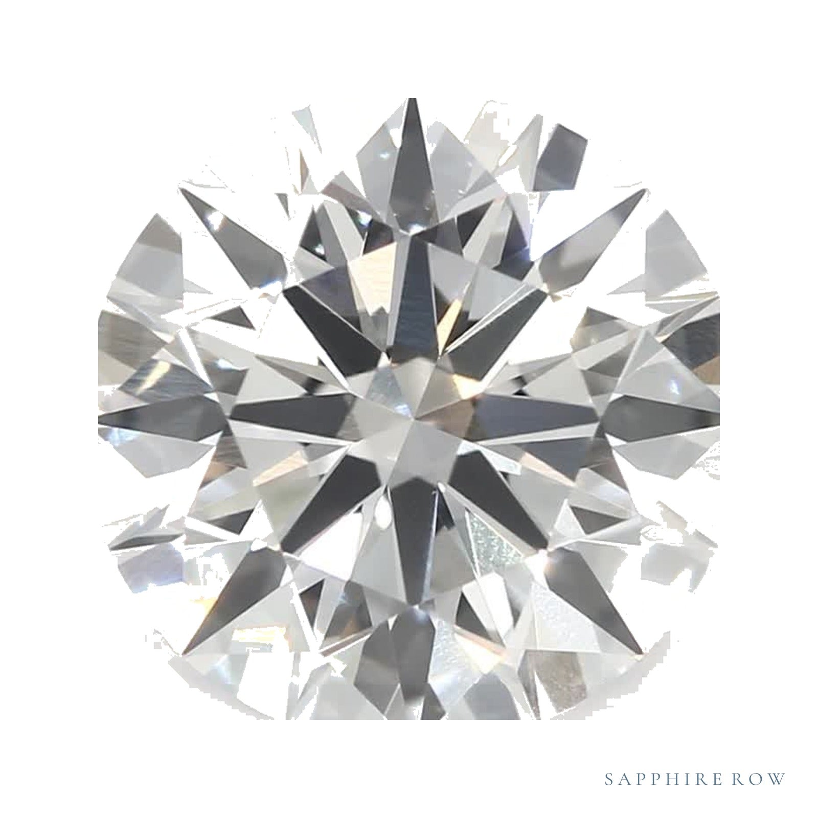2.08 ct lab-grown diamond, round cut | Sapphire Row · cut4