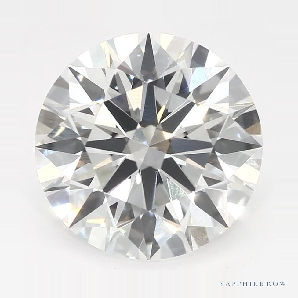 2.08 ct lab-grown diamond, round cut | Sapphire Row · cut7