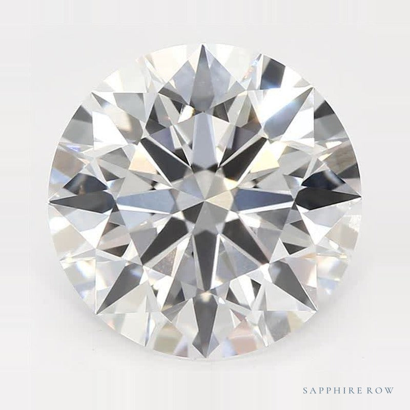 2.08 ct lab-grown diamond, round cut | Sapphire Row · cut7