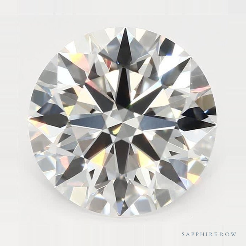 2.08 ct lab-grown diamond, round cut | Sapphire Row · cut7