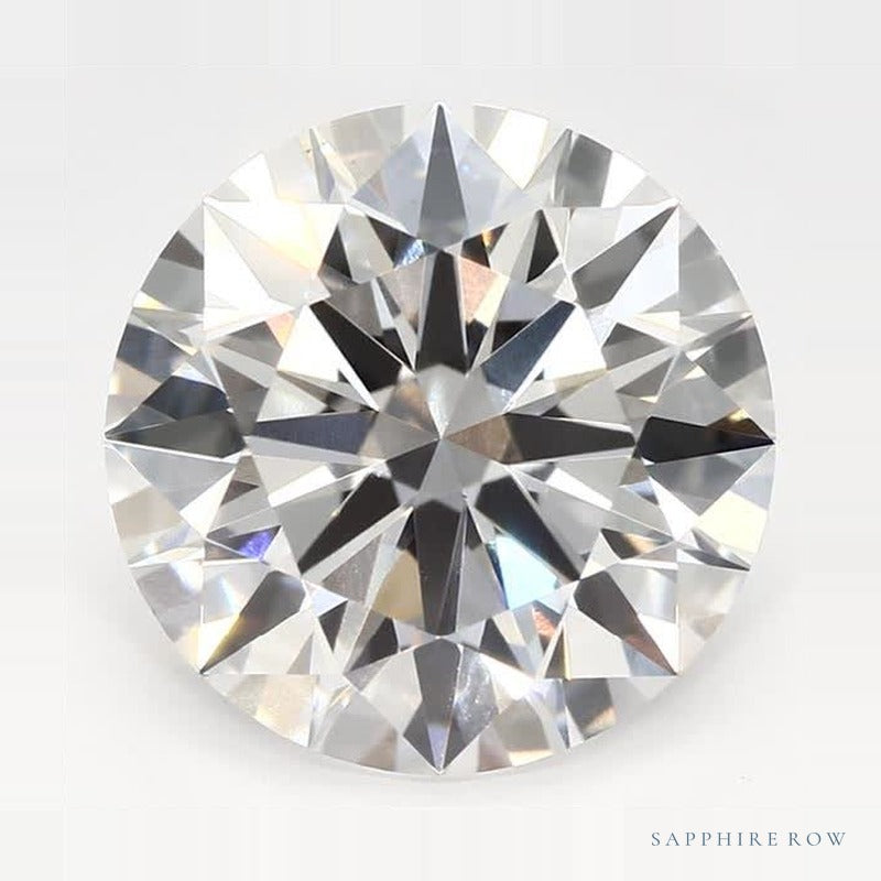 2.08 ct lab-grown diamond, round cut | Sapphire Row · cut7