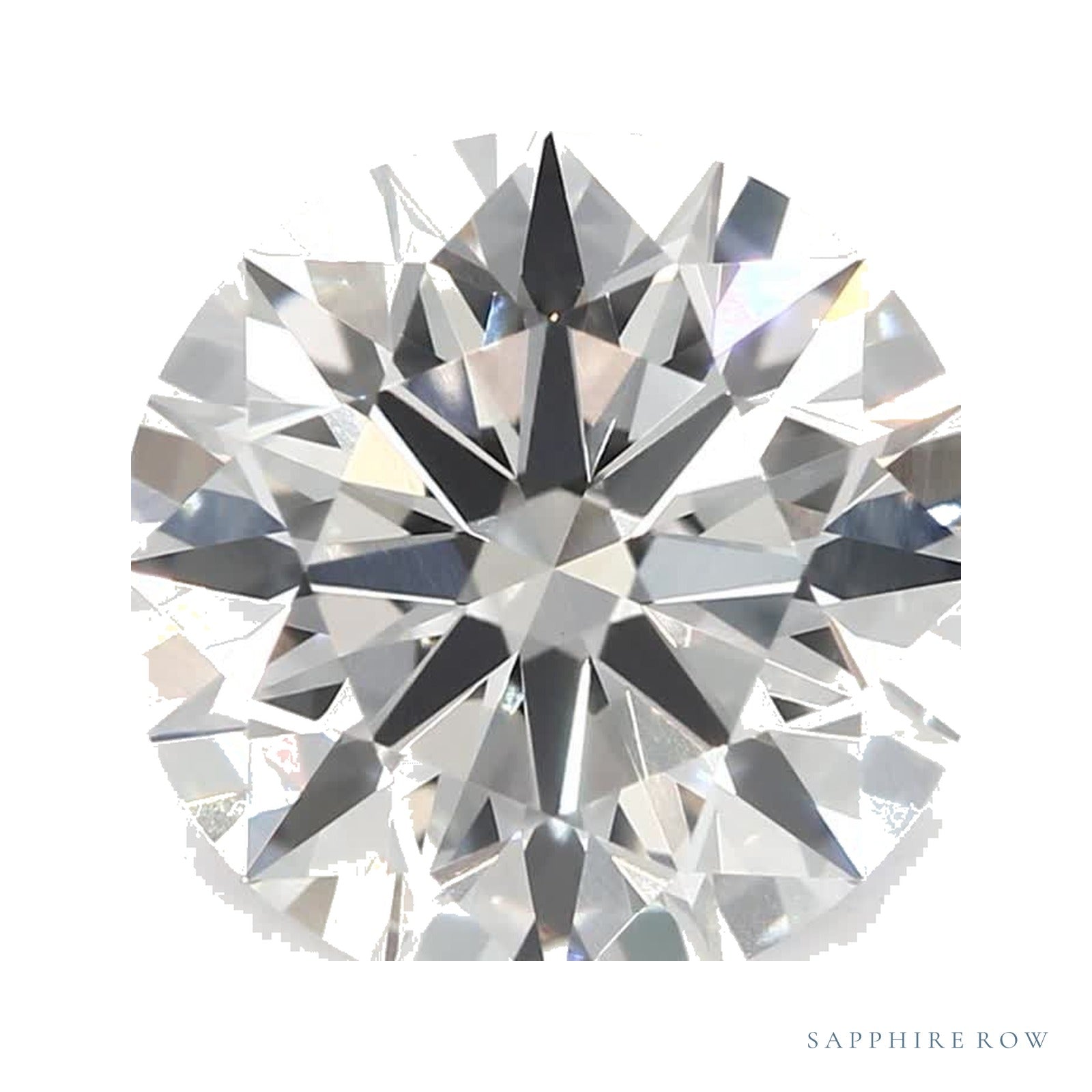 2.08 ct lab-grown diamond, round cut | Sapphire Row · cut4