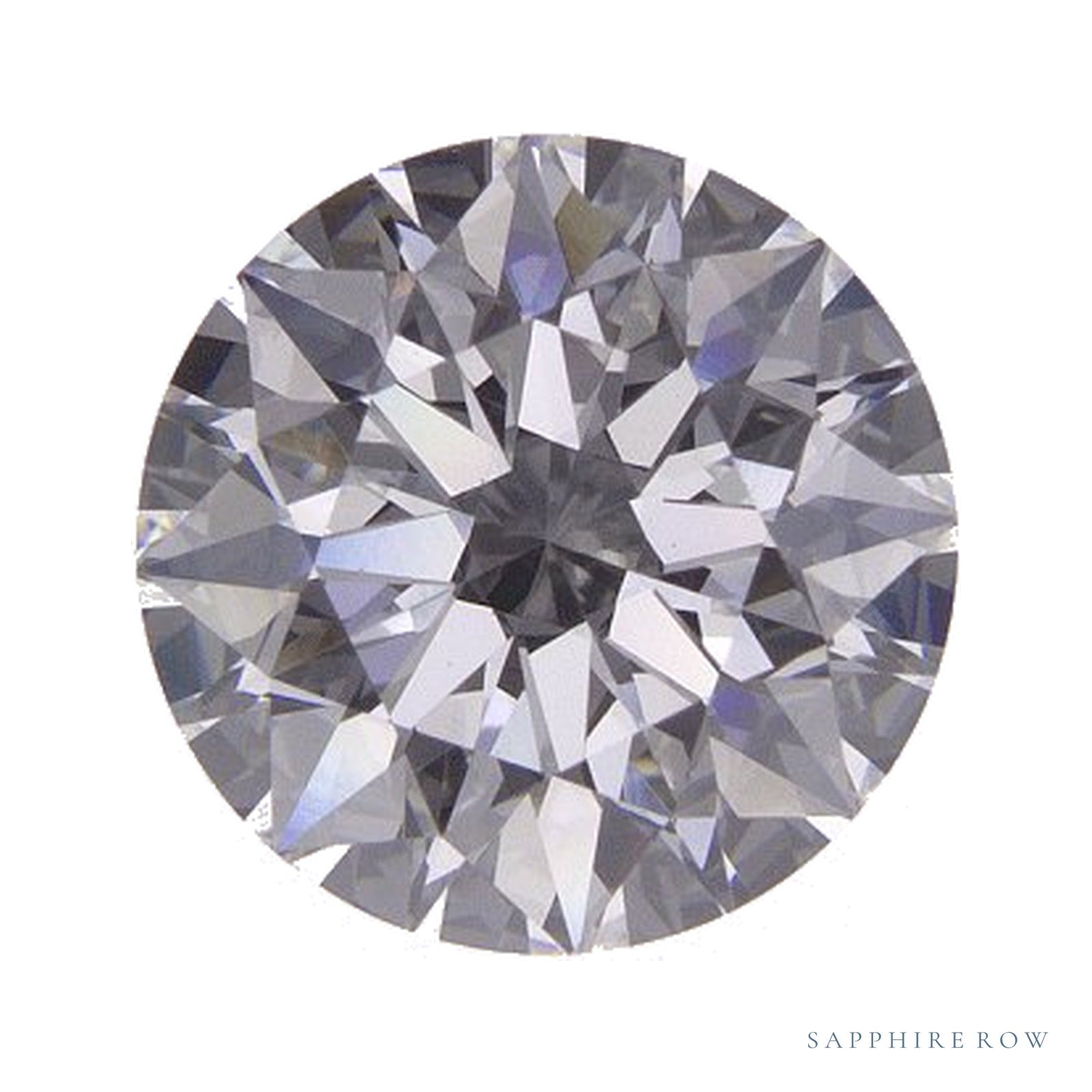 2.08 ct lab-grown diamond, round cut | Sapphire Row · cut4