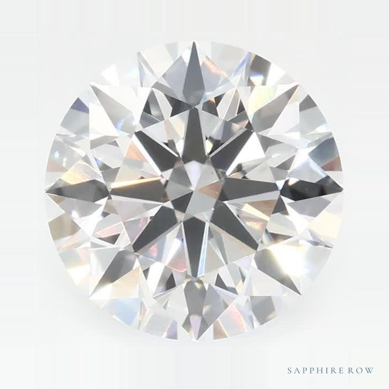 2.07 ct lab-grown diamond, round cut | Sapphire Row · cut7