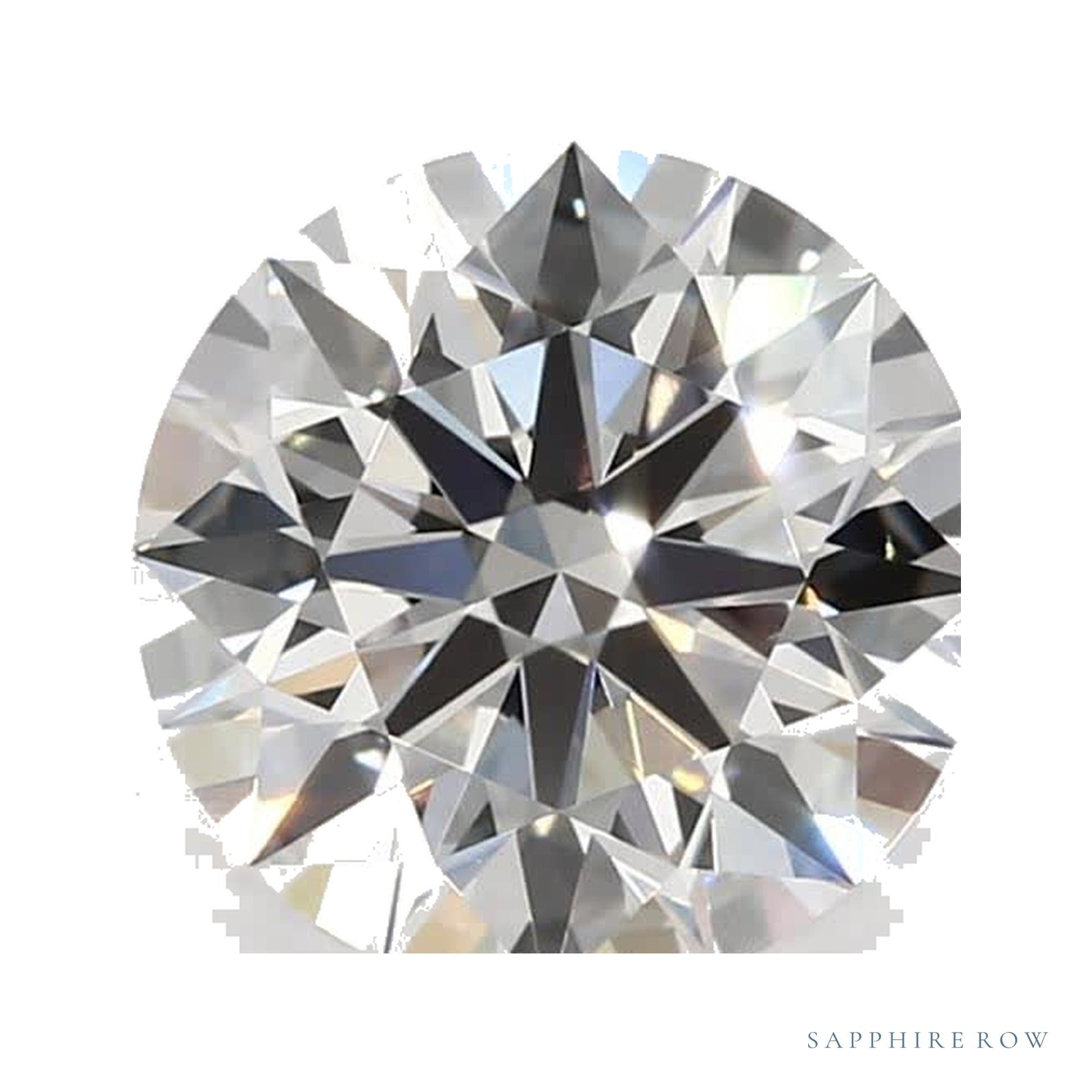 2.07 ct lab-grown diamond, round cut | Sapphire Row · cut4