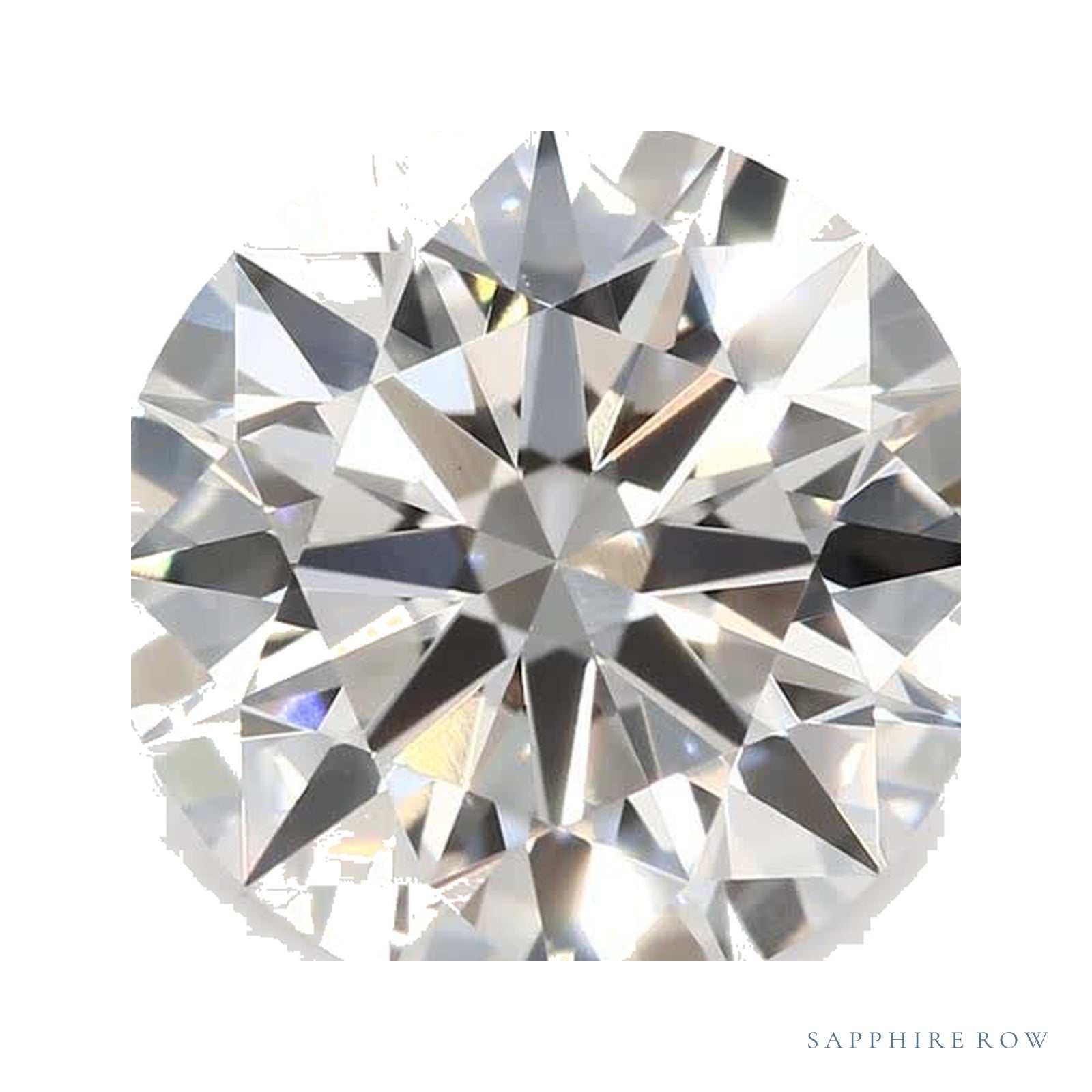 2.07 ct lab-grown diamond, round cut | Sapphire Row · cut4