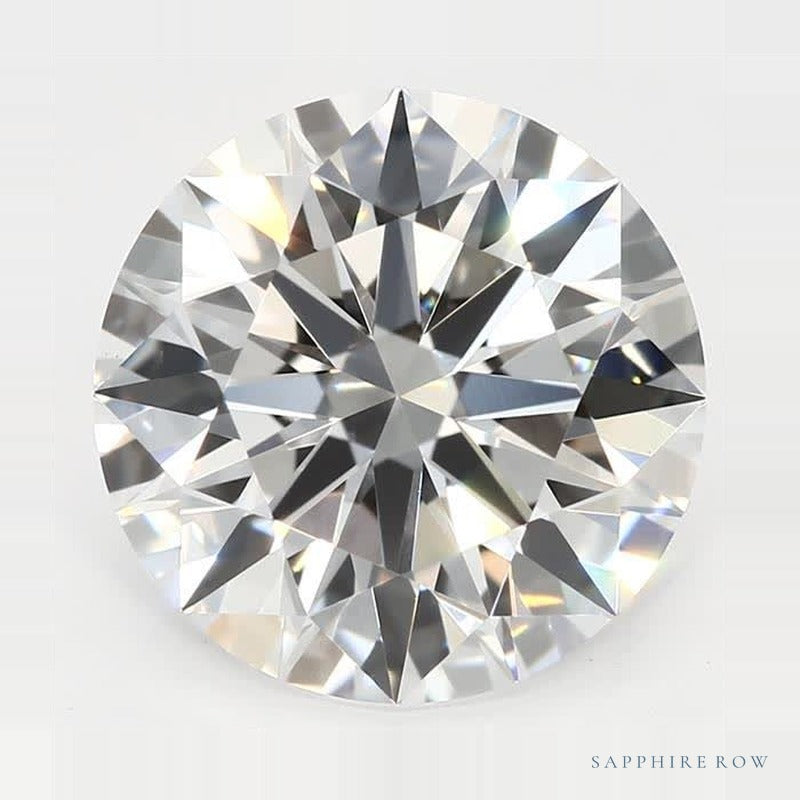 2.07 ct lab-grown diamond, round cut | Sapphire Row · cut7