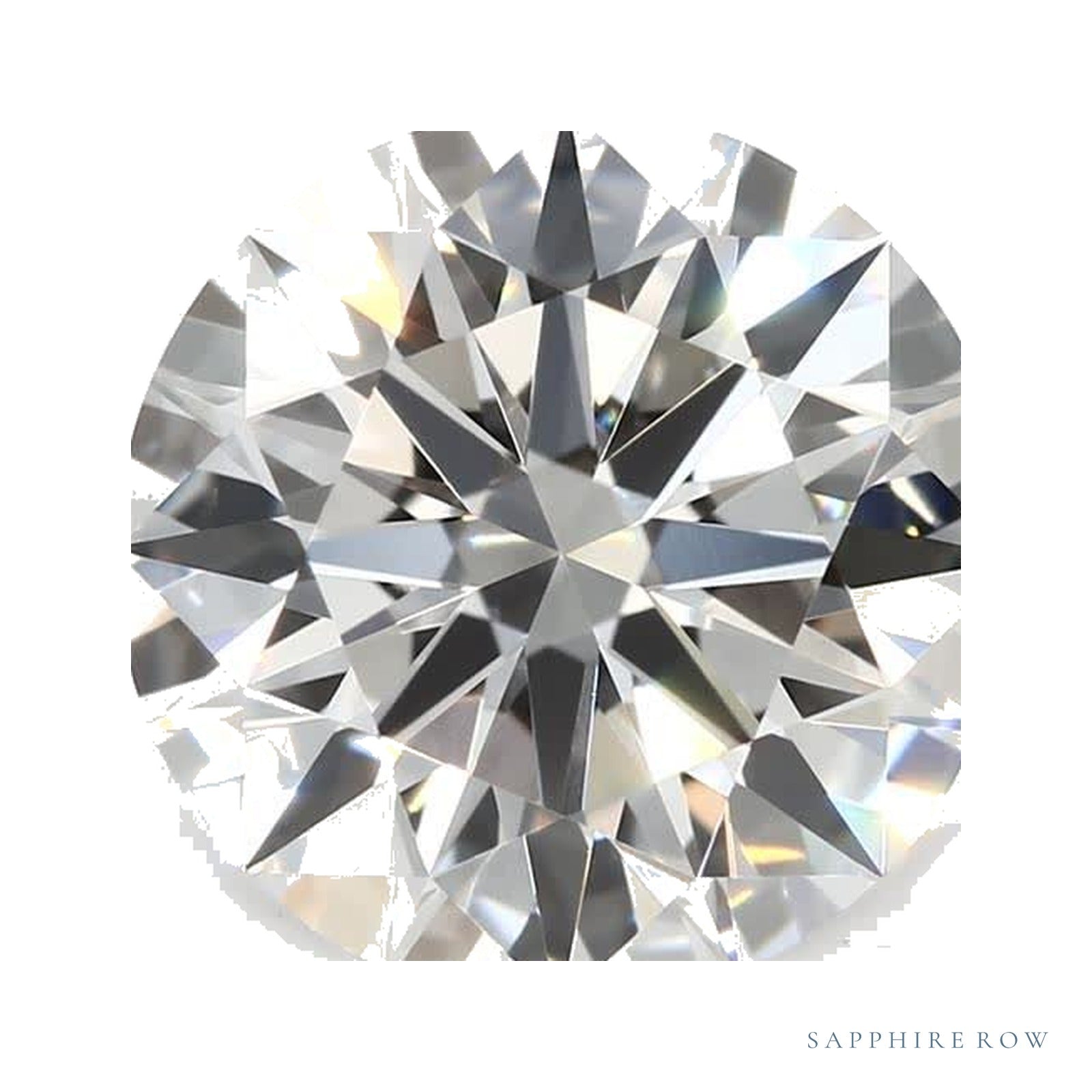 2.07 ct Round Lab-Grown Diamond – E VS1 — Sapphire Row · cut · cut2 · cut3 · cut4