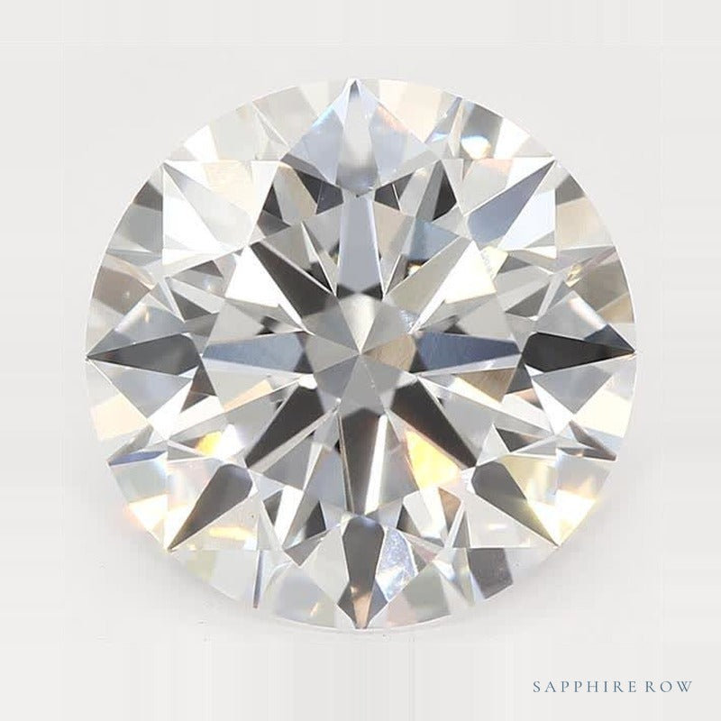 2.07 ct lab-grown diamond, round cut | Sapphire Row · cut7