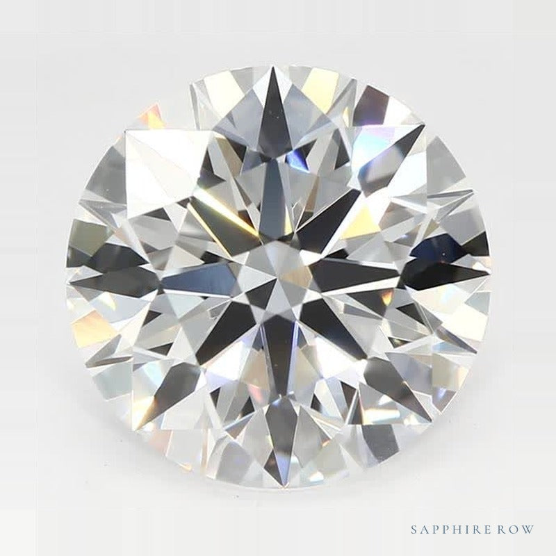 2.07 ct lab-grown diamond, round cut | Sapphire Row · cut7