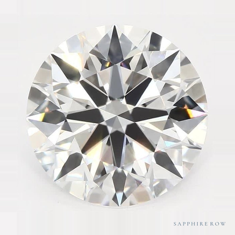 2.07 ct lab-grown diamond, round cut | Sapphire Row · cut7