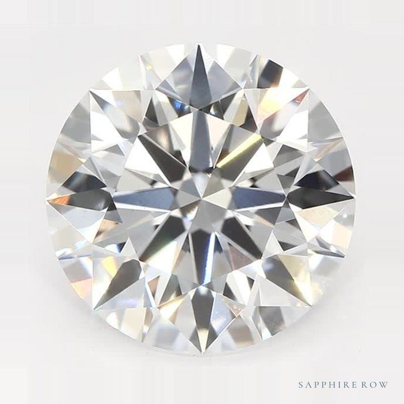 2.07 ct lab-grown diamond, round cut | Sapphire Row · cut7