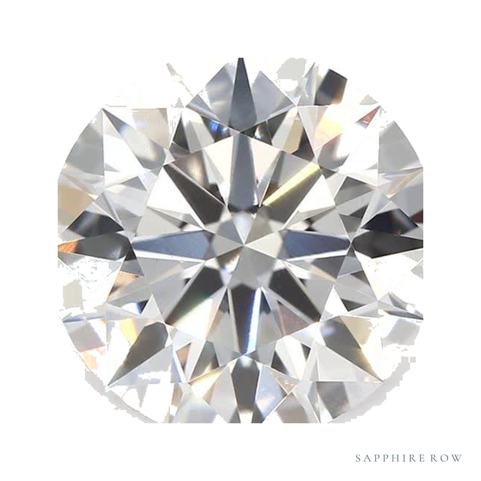 2.07 ct lab-grown diamond, round cut | Sapphire Row · cut4