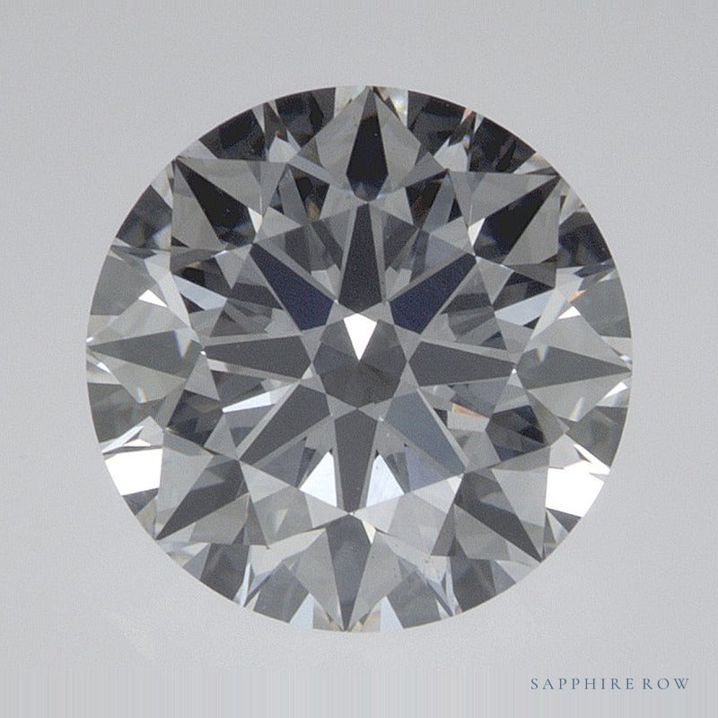 2.07 ct lab-grown diamond, round cut | Sapphire Row · cut7