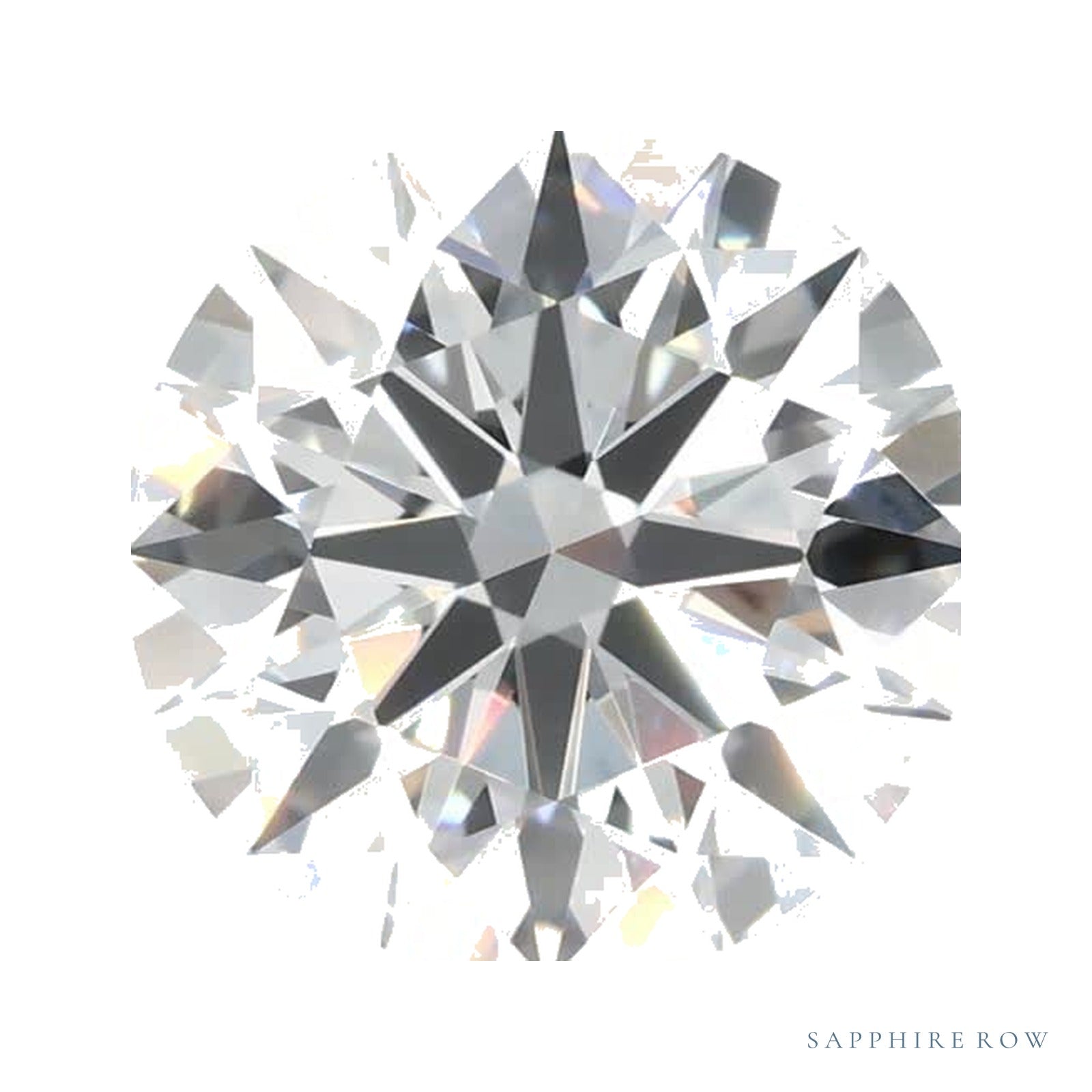 2.06 ct lab-grown diamond, round cut | Sapphire Row · cut4
