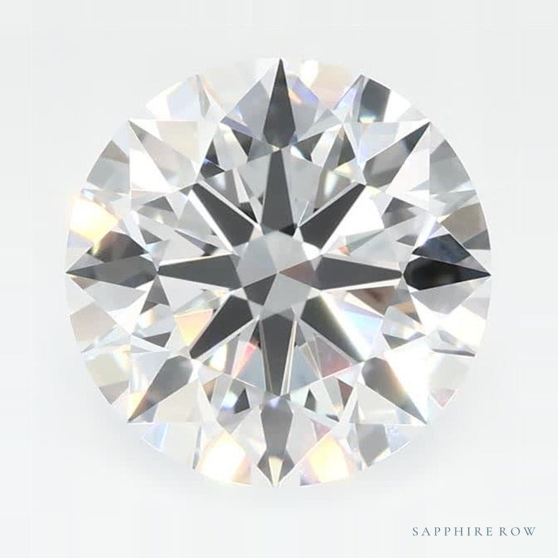 2.06 ct lab-grown diamond, round cut | Sapphire Row · cut7