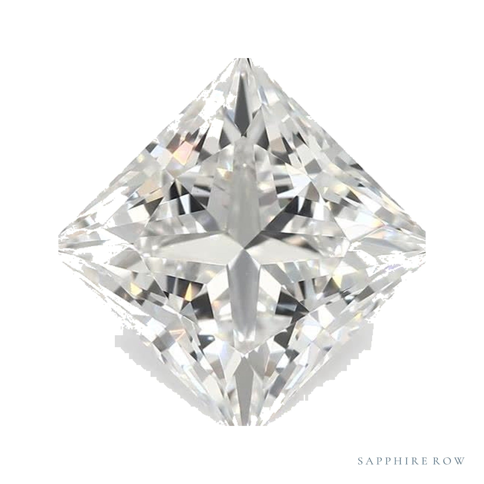 2.06 ct Square Lab-Grown Diamond – E VS1 — Sapphire Row · cut · cut2 · cut3 · cut4
