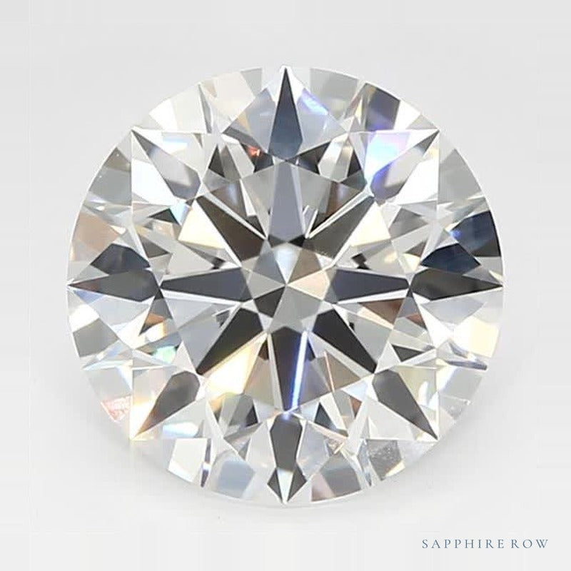 2.06 ct lab-grown diamond, round cut | Sapphire Row · cut7