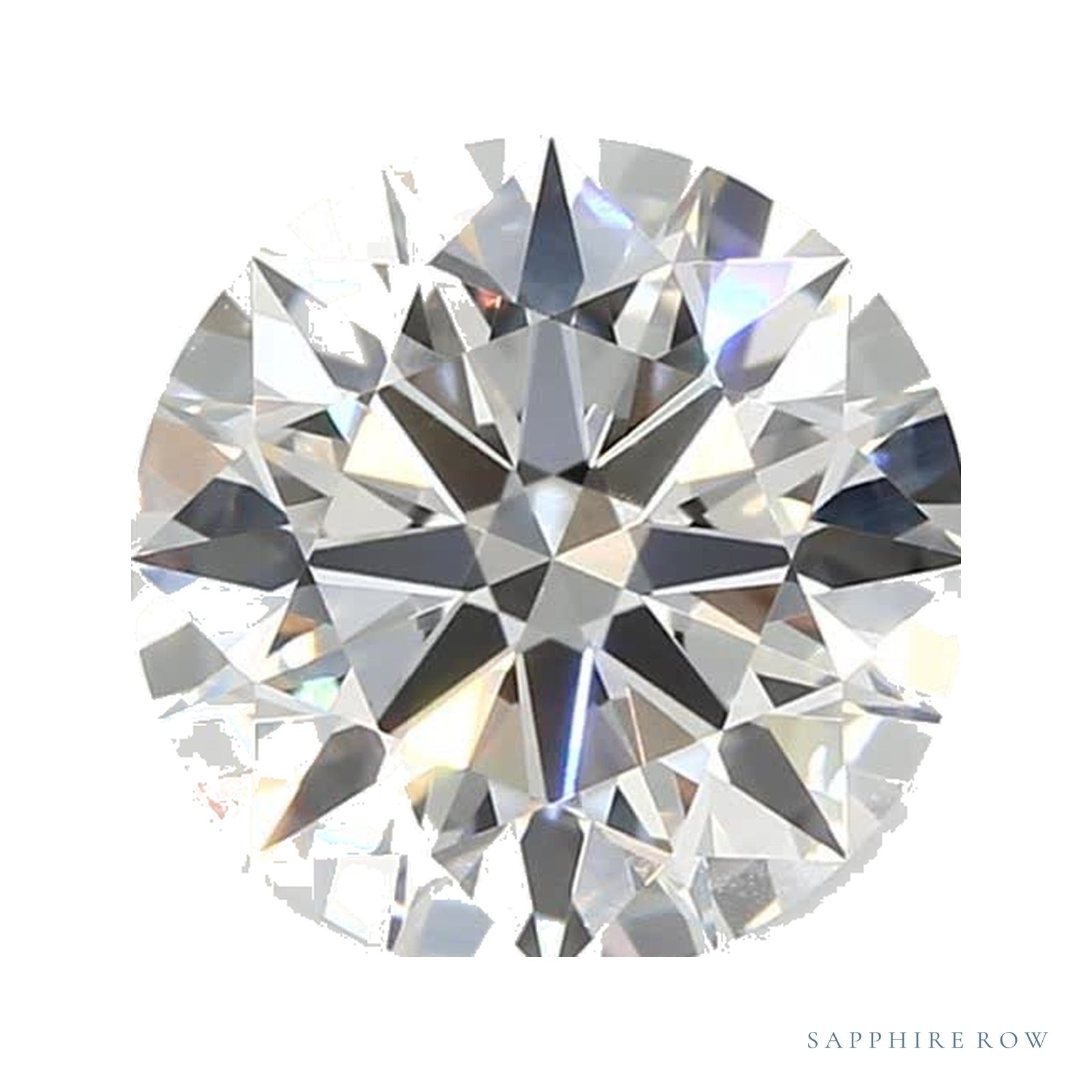 2.06 ct Round Lab-Grown Diamond – F VVS2 — Sapphire Row · cut · cut2 · cut3 · cut4
