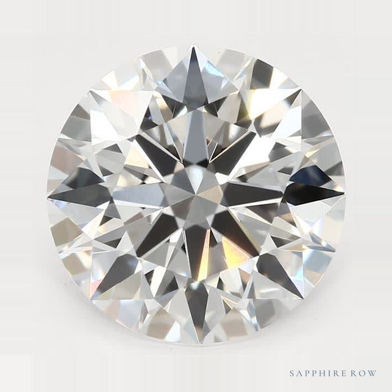 2.06 ct lab-grown diamond, round cut | Sapphire Row · cut7