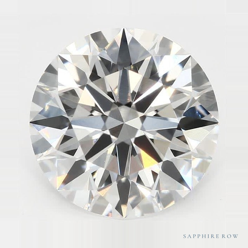 2.06 ct lab-grown diamond, round cut | Sapphire Row · cut7