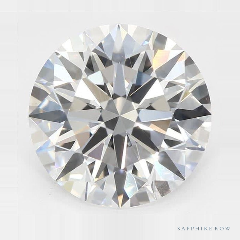 2.06 ct lab-grown diamond, round cut | Sapphire Row · cut7