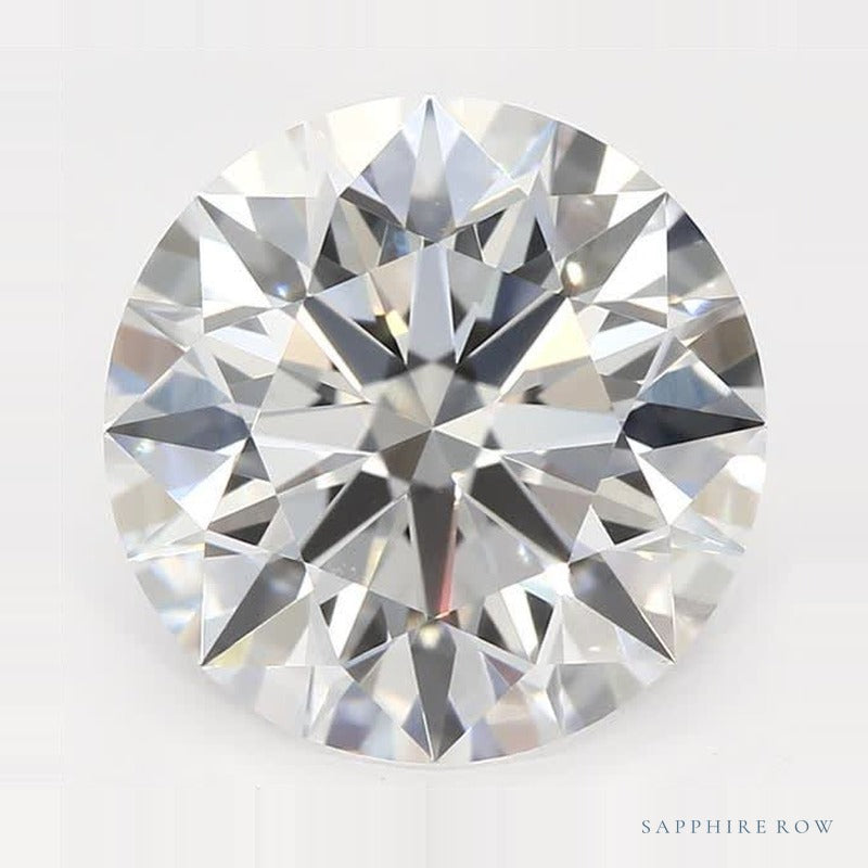 2.06 ct lab-grown diamond, round cut | Sapphire Row · cut7